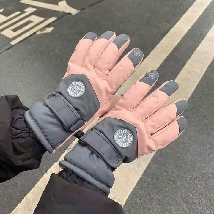 Găng Tay Đi Xe Máy Lót Lông Giữ Ấm Mùa Đông – Chống Nước, Chống Gió, Chống Trượt Cho Nam Nữ - Hàng Chính Hãng MINIIN