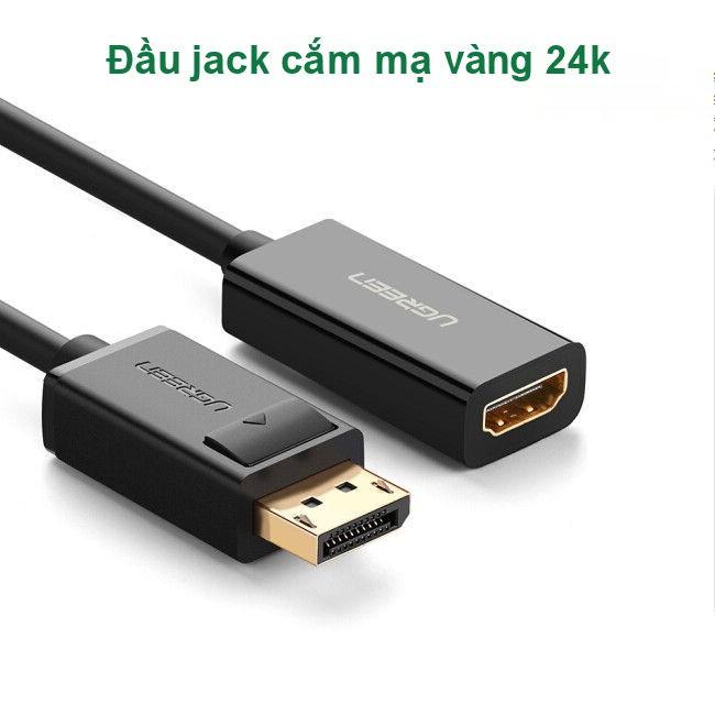 Cáp chuyển đổi DisplayPort sang HDMI UGREEN 40362 hàng chính hãng