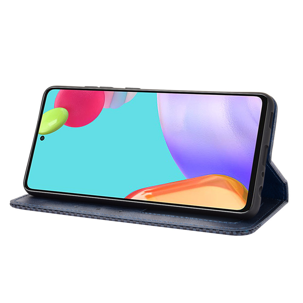 Bao da dành cho Samsung Galaxy A72 dạng ví, hít nam châm cao cấp Fashion Case