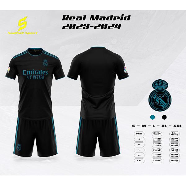 Quần áo đá bóng CLB Real Marid 2023-2024