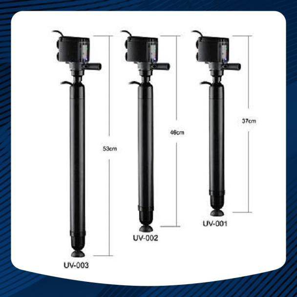 Đèn UV diệt khuẩn và rêu hại Sobo kết hợp bơm thổi tạo khí oxy dành cho bể cá cảnh LONG THÀNH CÁ CẢNH