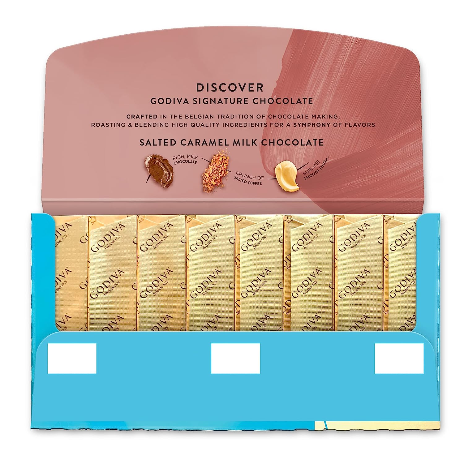 Chocolate Bars ngon nhất thế giới GODIVA Signature : Caramel Milk Chocolate 90g