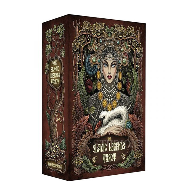 Bộ bài The Slavic Legends Tarot 78 lá bài công cụ tiên tri đến từ người Slav đá thanh tẩy