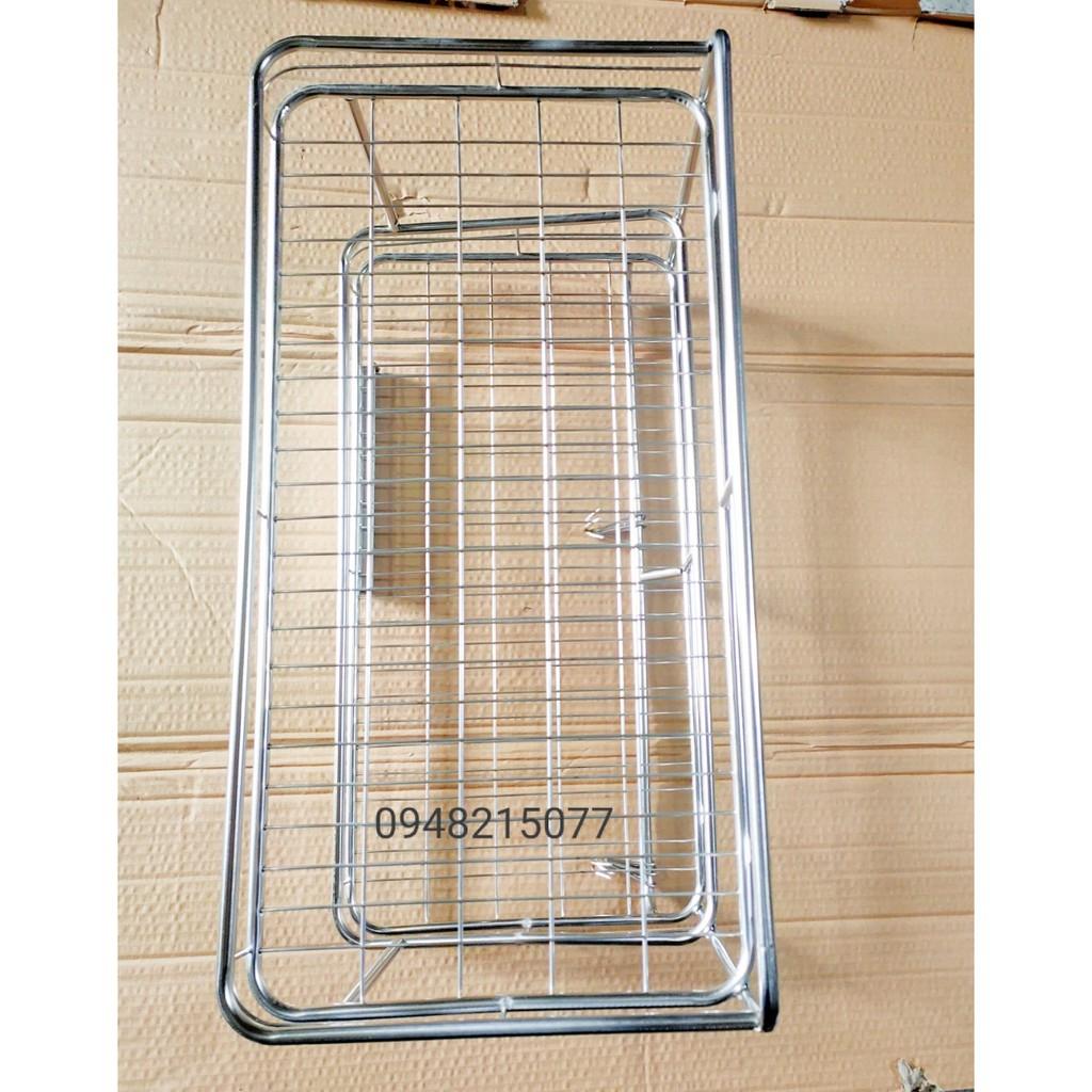 KỆ CHÉN TREO TƯỜNG 2 TẦNG INOX CAO CẤP ( ĐỦ SIZE)