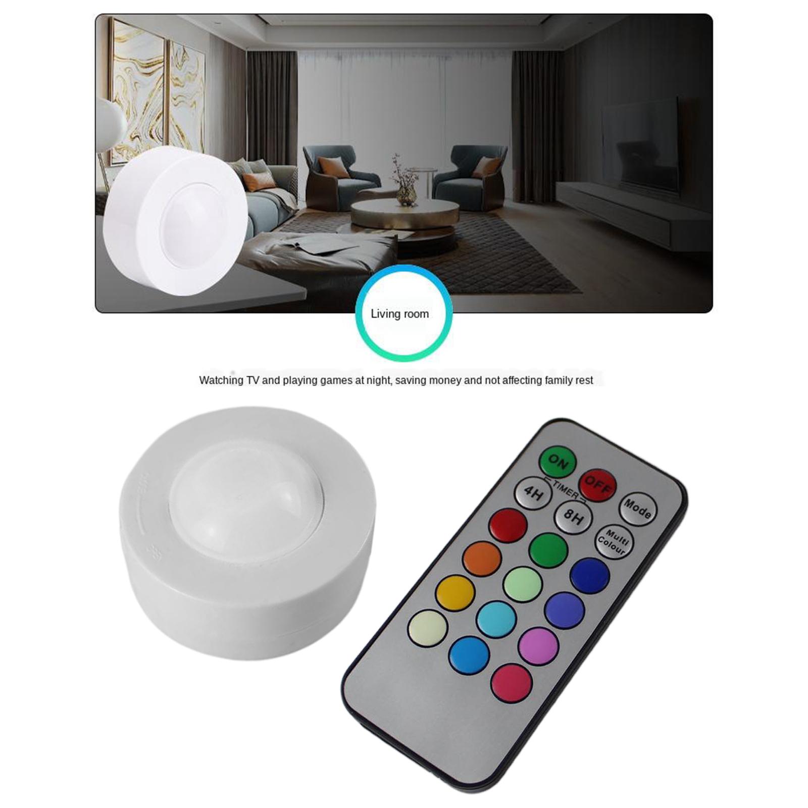Wireless Motion Sensor Light Battery Operated w/ Remote Control for Entrance