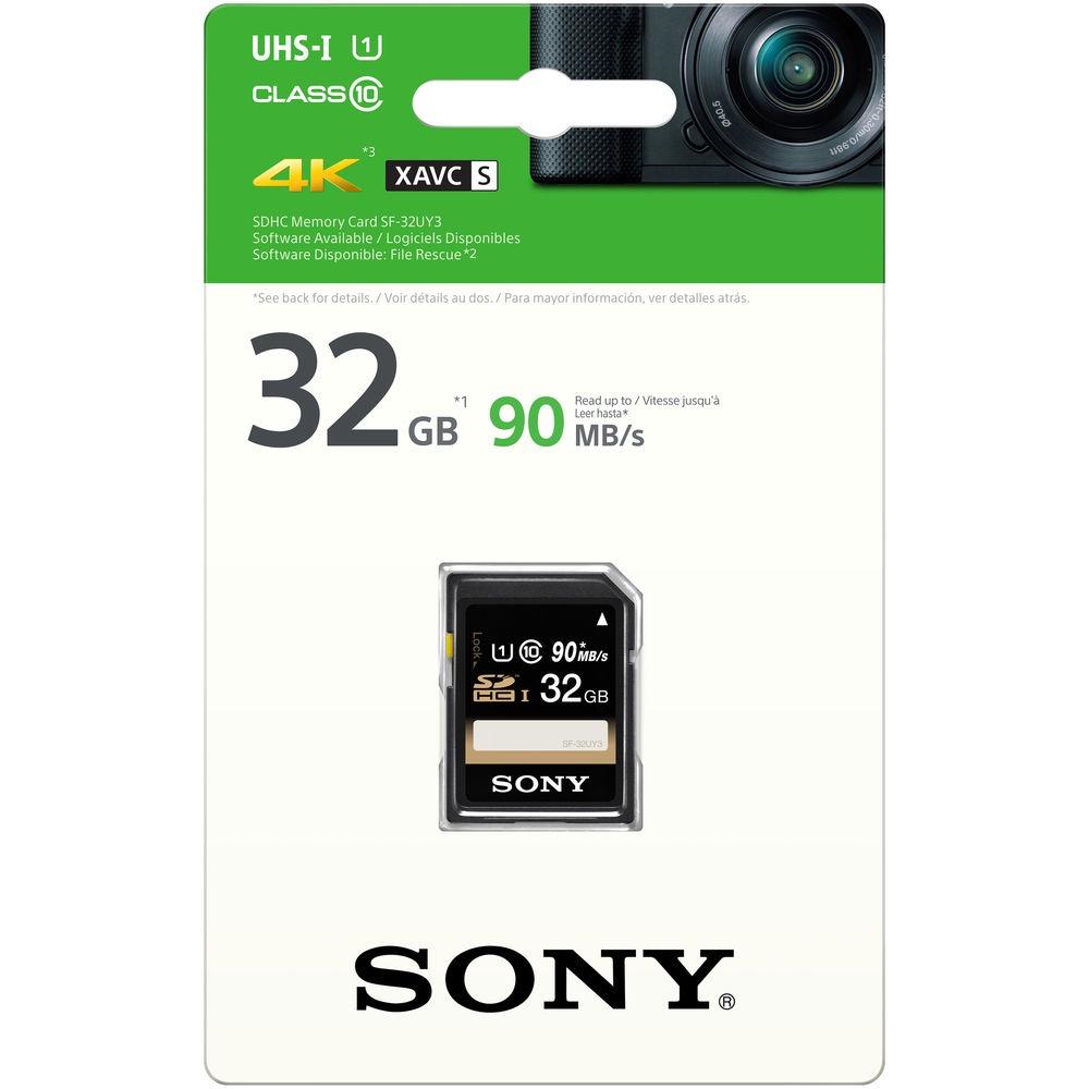 Thẻ nhớ SDHC Sony SF-UY3 90 MB/s 16GB - 32GB (Hàng chính hãng