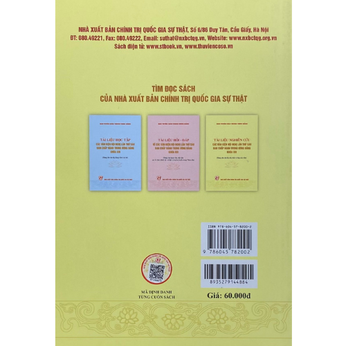 Tài liệu nghiên cứu các văn kiện Hội nghị lần thứ năm Ban chấp hành Trung ương Đảng khoá XIII (Dùng cho cán bộ chủ chốt và báo cáo viên)