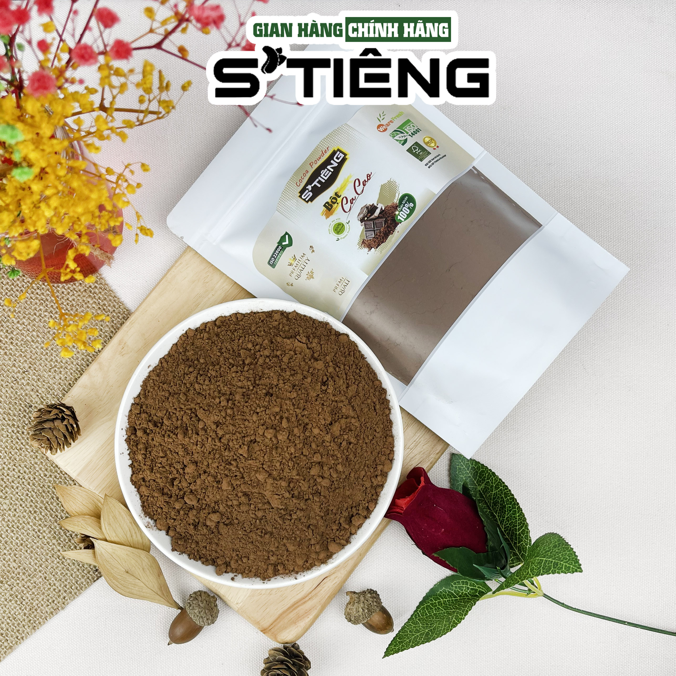 Bột CACAO Nguyên Chất Cao Cấp S'TIÊNG