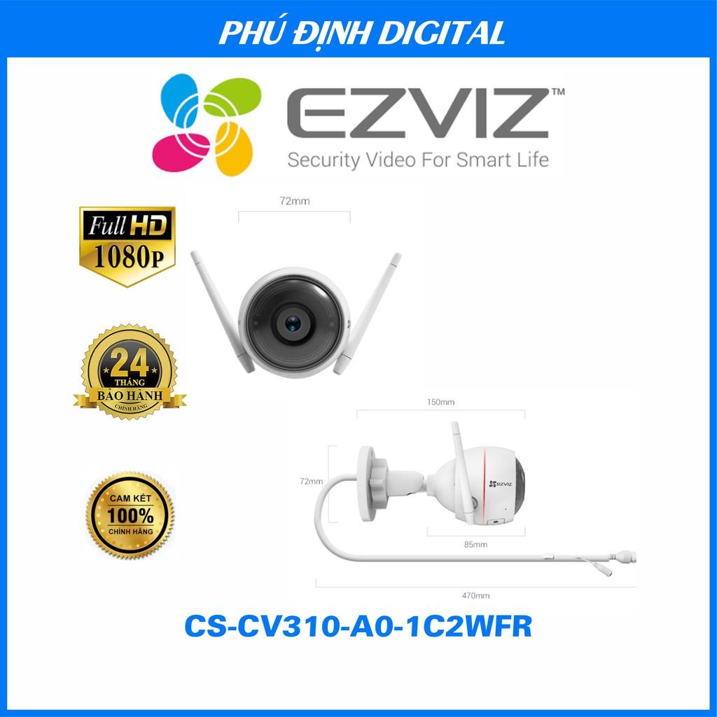 Camera IP Wifi 2mp ngoài trời EZVIZ mã CS-CV310-A0-1C2WFR - Hàng Chính HãngEz