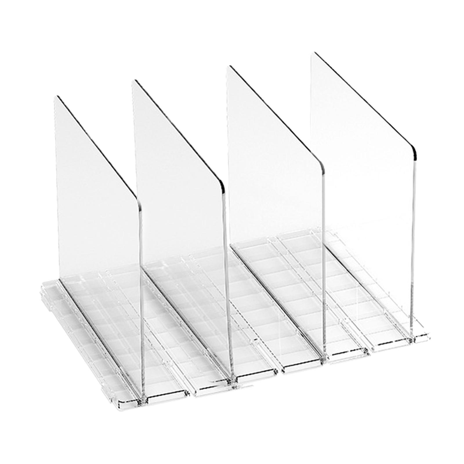 Closet Shelf Dividers Partition Practical Smooth Edges Closets Shelf Separator for Bookcases
