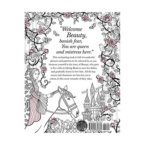 Sách tô màu The Beauty and the Beast Colouring Book