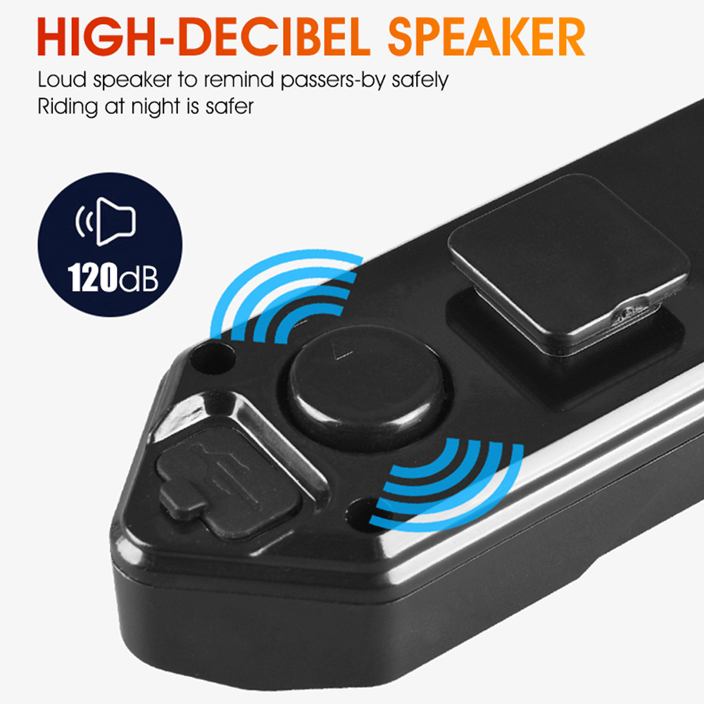 Đèn xi nhanh xe đạp phía sau USB điều khiển không dây, dễ vận hành