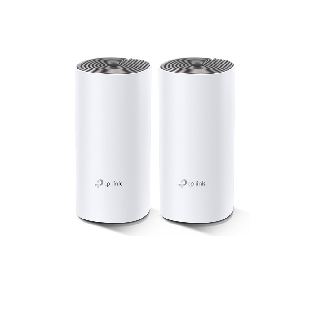 Bộ Phát Wifi Mesh Băng Tần Kép TP-Link Deco E4 AC1200 MU-MIMO (2-pack) - Hàng Chính Hãng