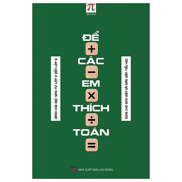 Sách - Để các em thích Toán