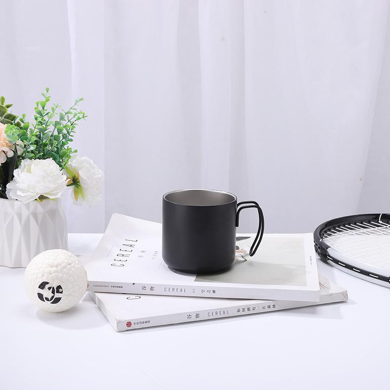 Đảm Bảo Chất Lượng Sáng Tạo Di Động Cốc Tập Uống Bằng Thép Không Gỉ Có Tay Cầm Dây Nhiệt Cốc Văn Phòng Tặng Cốc Cà Phê Cốc Kinh Doanh