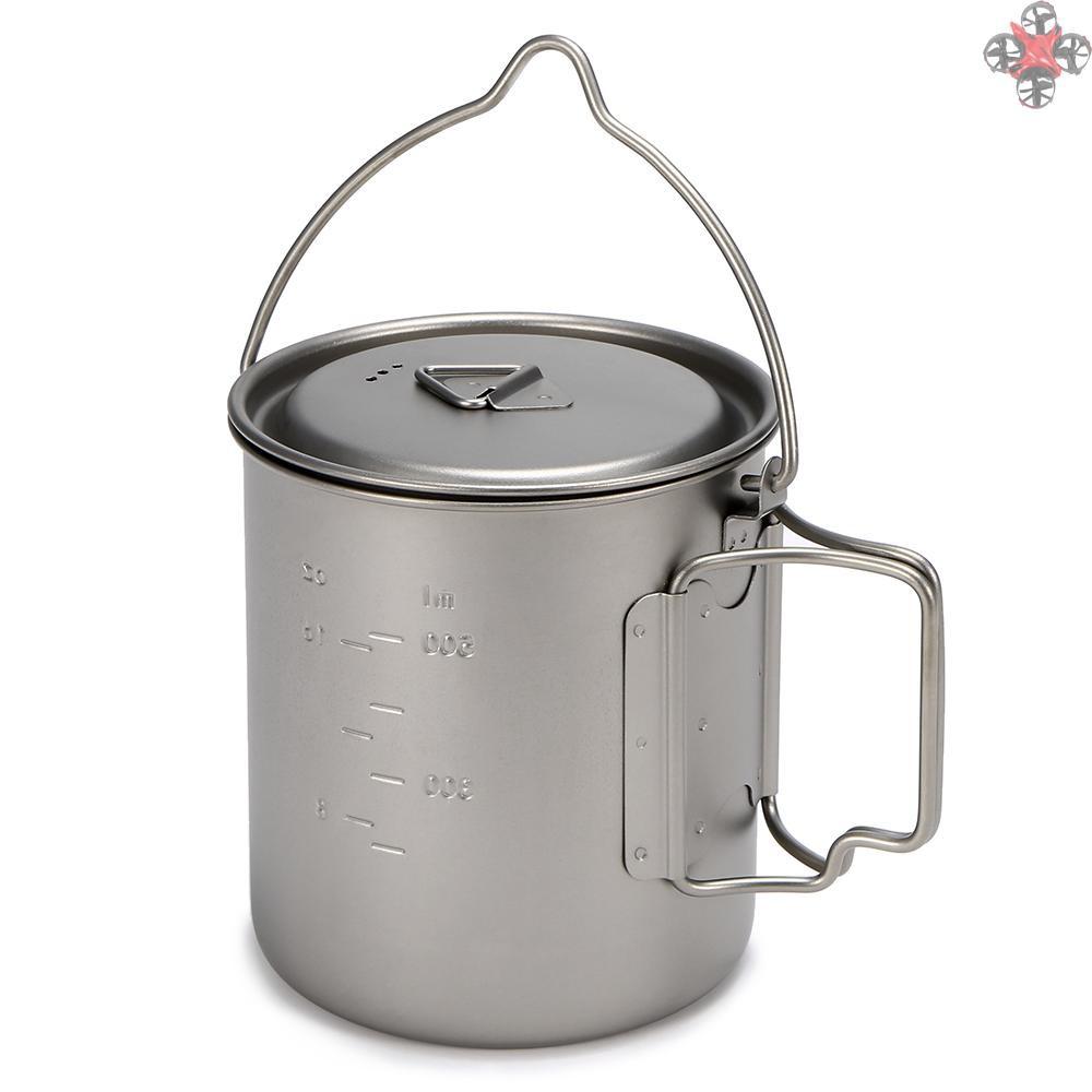 Cốc Titan Siêu Nhẹ Có Tay Cầm Tiện Lợi 300ml / 400ml / 450ml / 750ml
