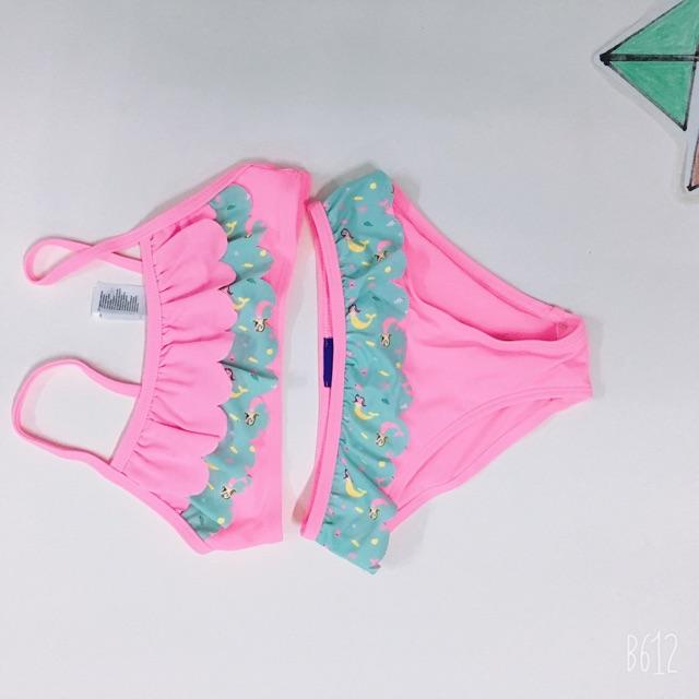 Đồ bơi bikini 2 mảnh viền nàng tiên cá (kèm bảng size hình cuối)