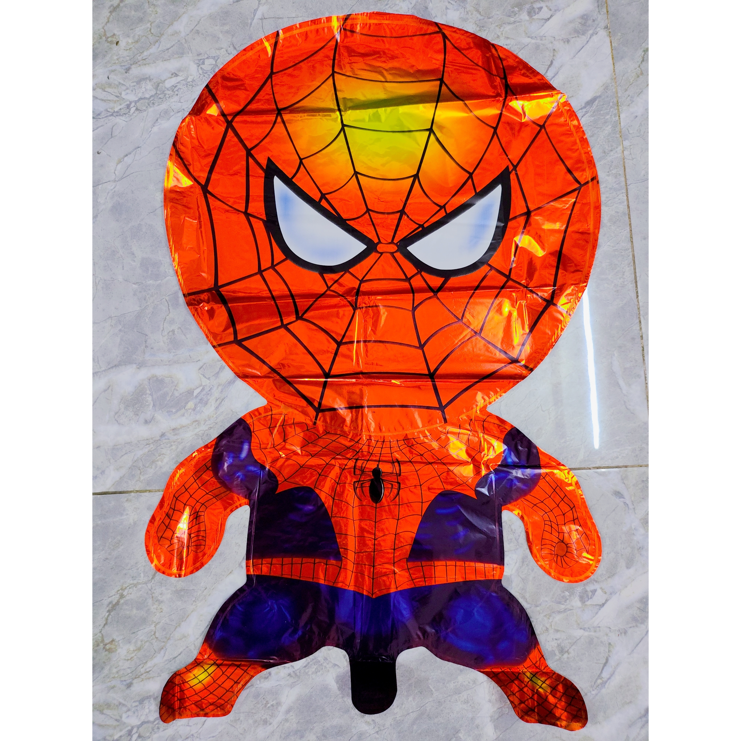❤️Set Bộ Trang Trí Sinh Nhật Siêu Nhân 45 Món, Người Nhện Superman Bé Trai Tặng Kèm Cây Bơm, Keo Dán,...