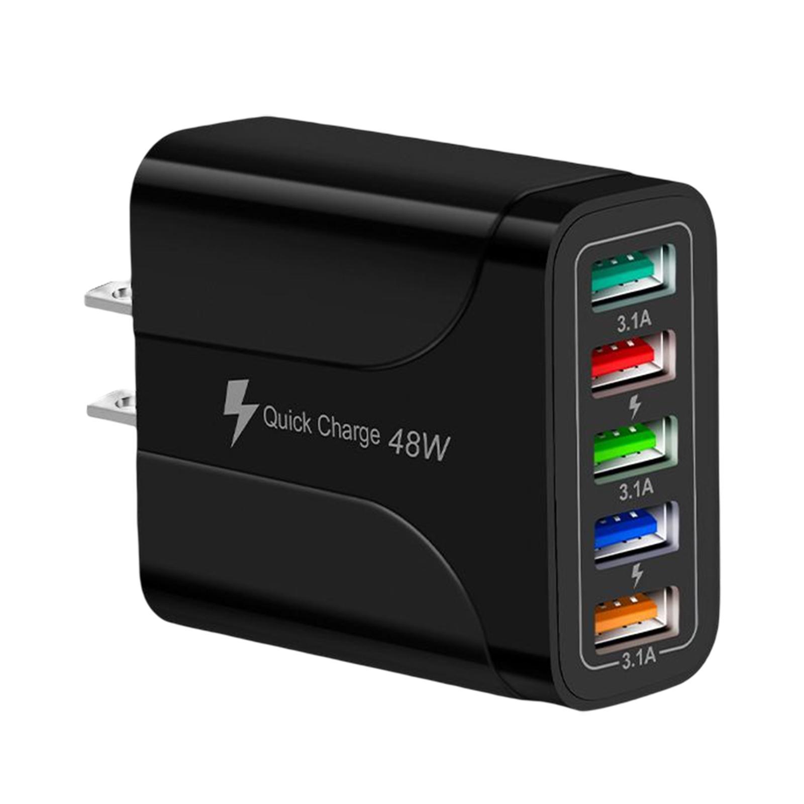 Wall Charger Adapter Quick Charge USB Multiport Charger for Smartphones