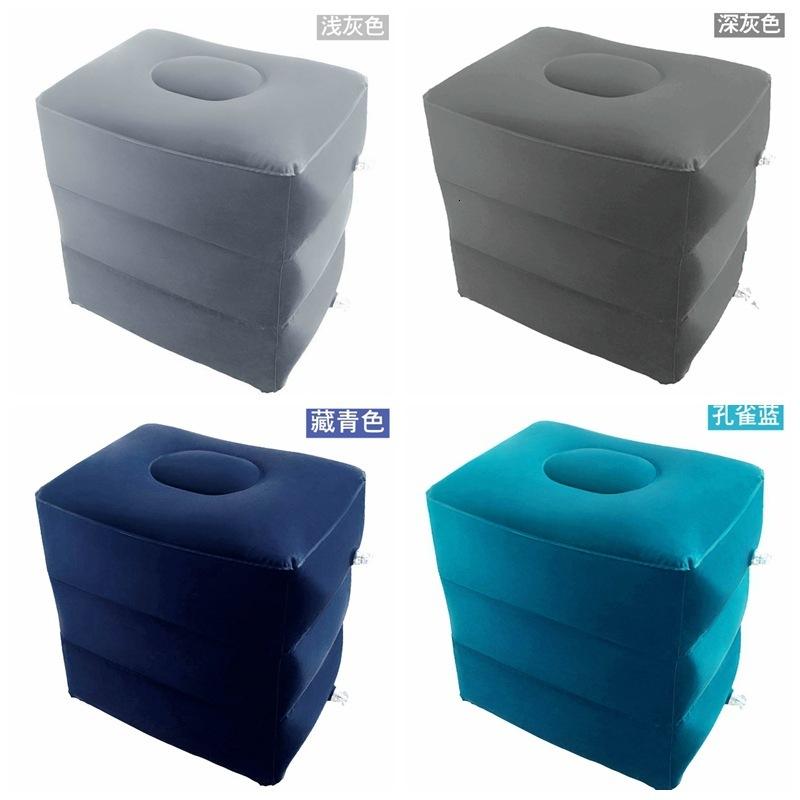 Mới Nhất Nóng Hữu Ích Bơm Hơi Di Động Du Lịch Để Chân Gối Máy Bay Xe Máy Bay Huấn Luyện Trẻ Em Chuyến Bay Ngủ Chân Miếng Lót