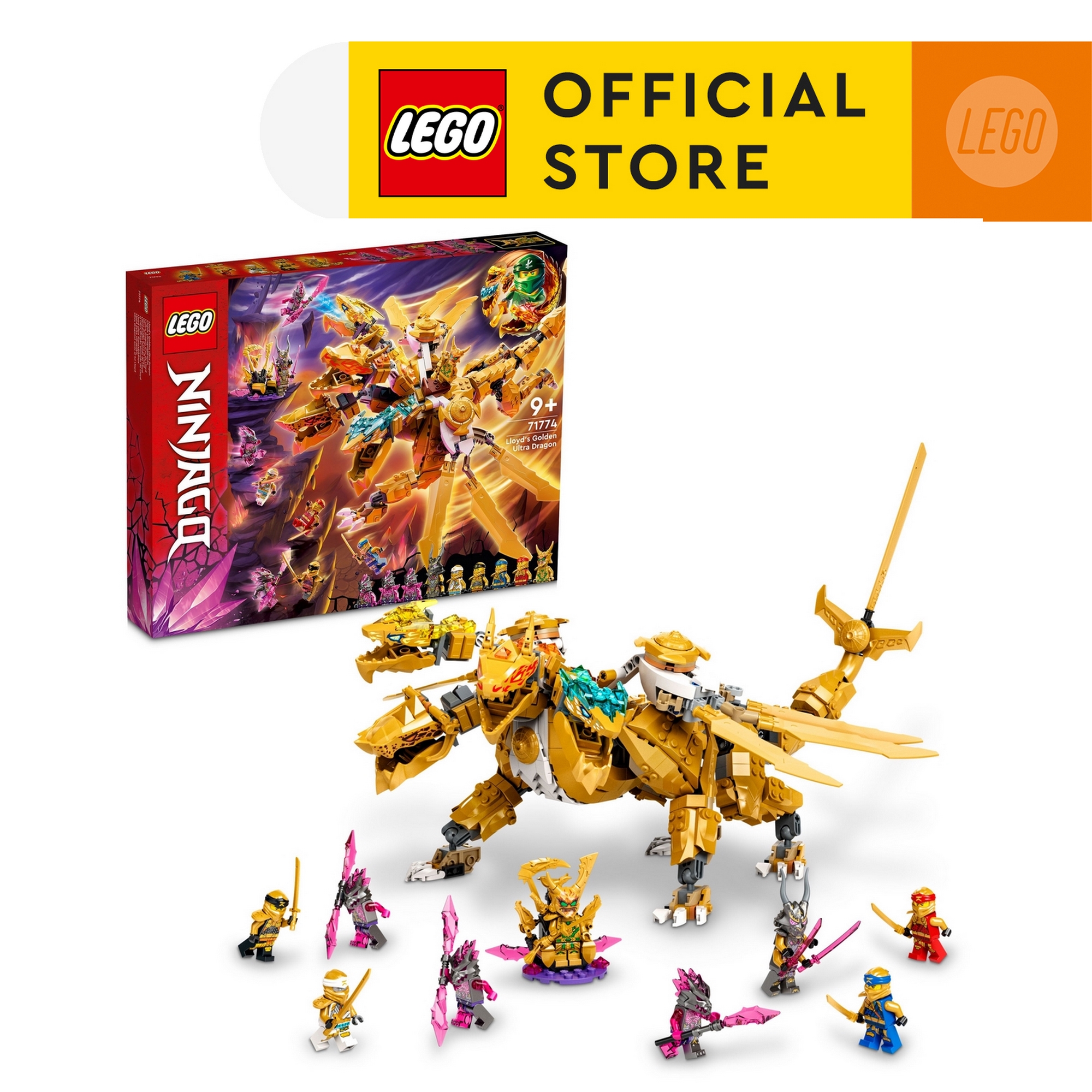 LEGO Ninjago 71774 Rồng vàng huyền thoại của Lloyd