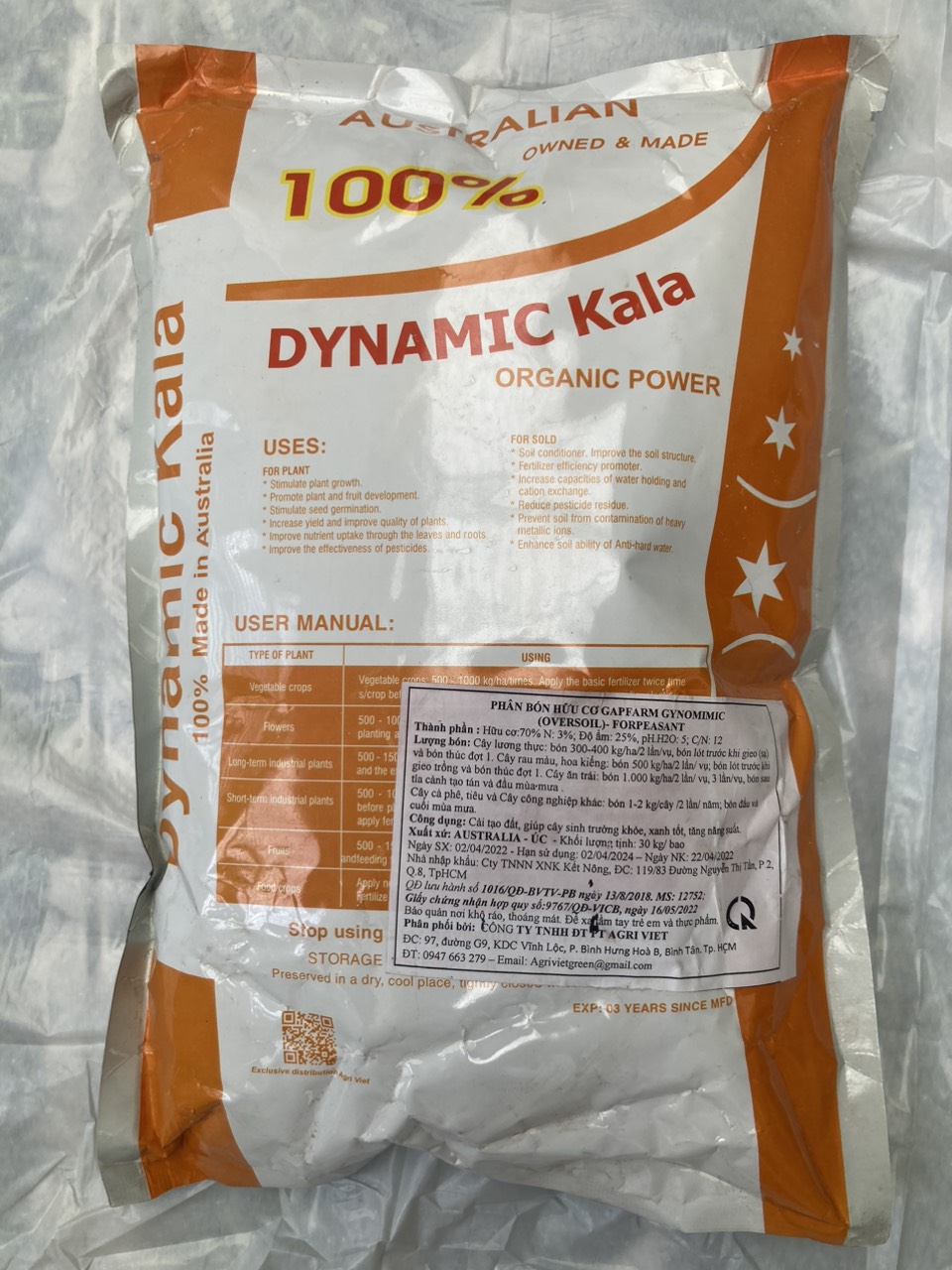 Phân bón hữu cơ Australia - phân bón chuyên dùng cho hoa kiểng, Mai vàng - Túi 1kg