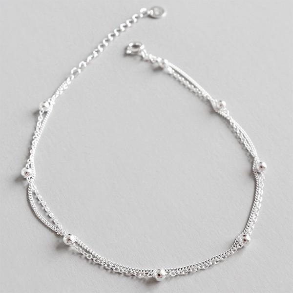 Lắc Tay Bạc Hạt Bi Xinh Bảo Ngọc Jewelry L1781
