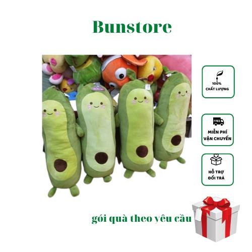 Gấu bông quả bơ dài nhồi bông size nhỏ 45 cm