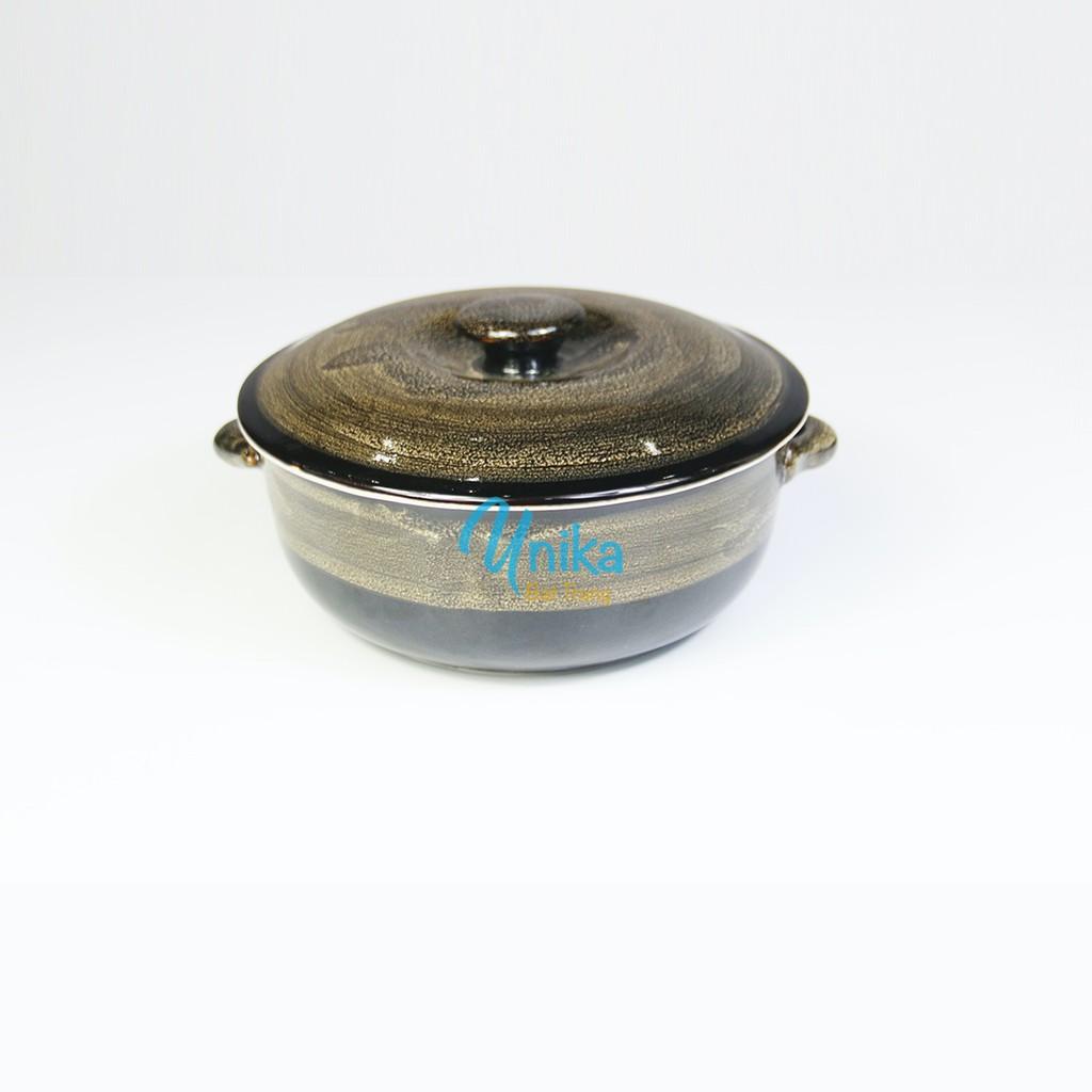 Âu Cơm Men Cánh Gián D20 x 9cm - Thố Cơm Men Cánh Gián - Âu Cơm Cao Cấp