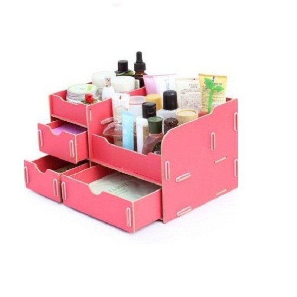 Kệ gỗ đựng đồ trang điểm 5 ngăn cực sang và cực yêu