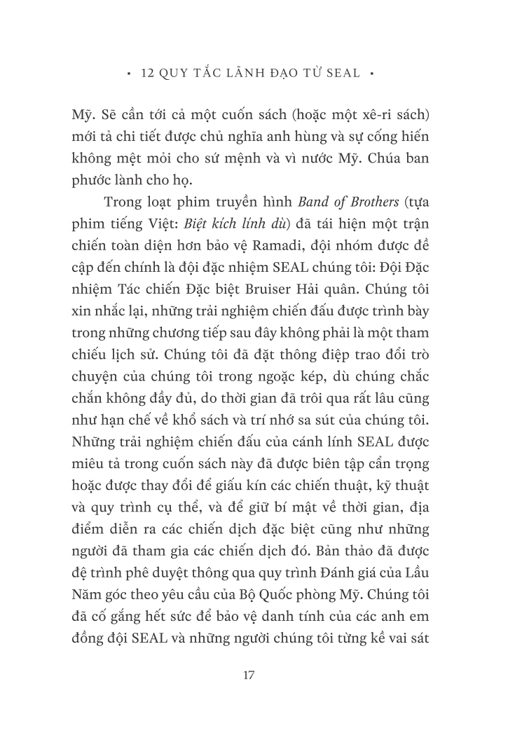 12 Quy Tắc Lãnh Đạo Từ Seal