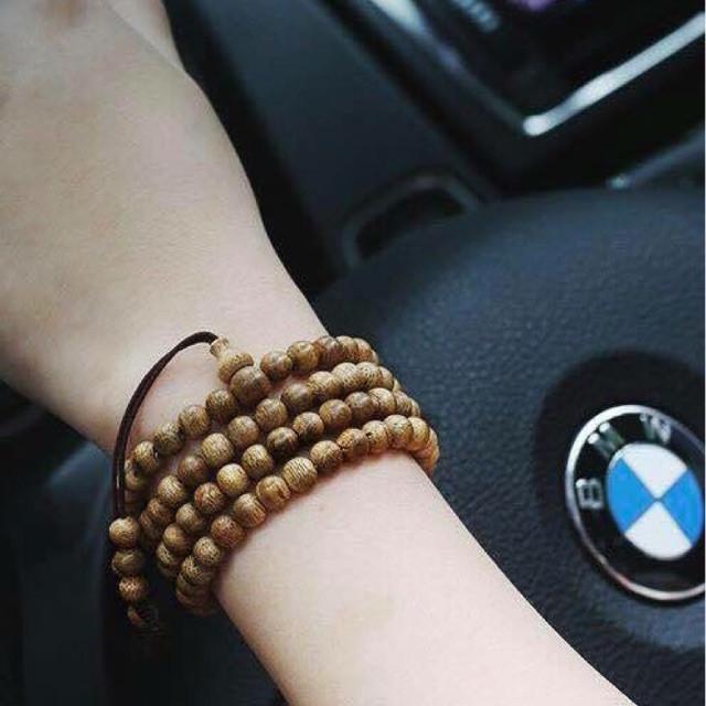 VÒNG TAY 108 HẠT TRẦM HƯƠNG TỐC PVL
