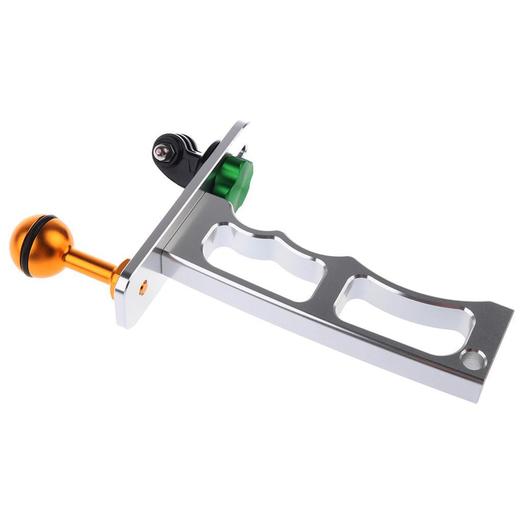 Aluminum Alloy Diving Handle Grip Monopod Arms Mount for 3+/4/5