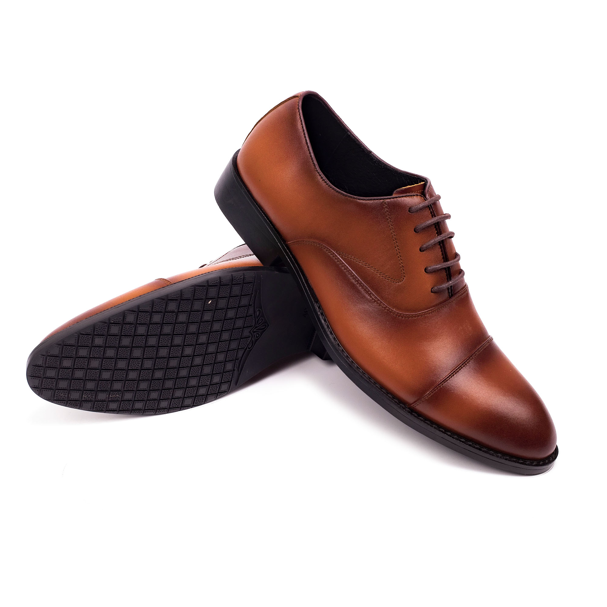 Giày da nam, giày oxford công sở Bụi Leather G105 - Da bò Nappa cao cấp