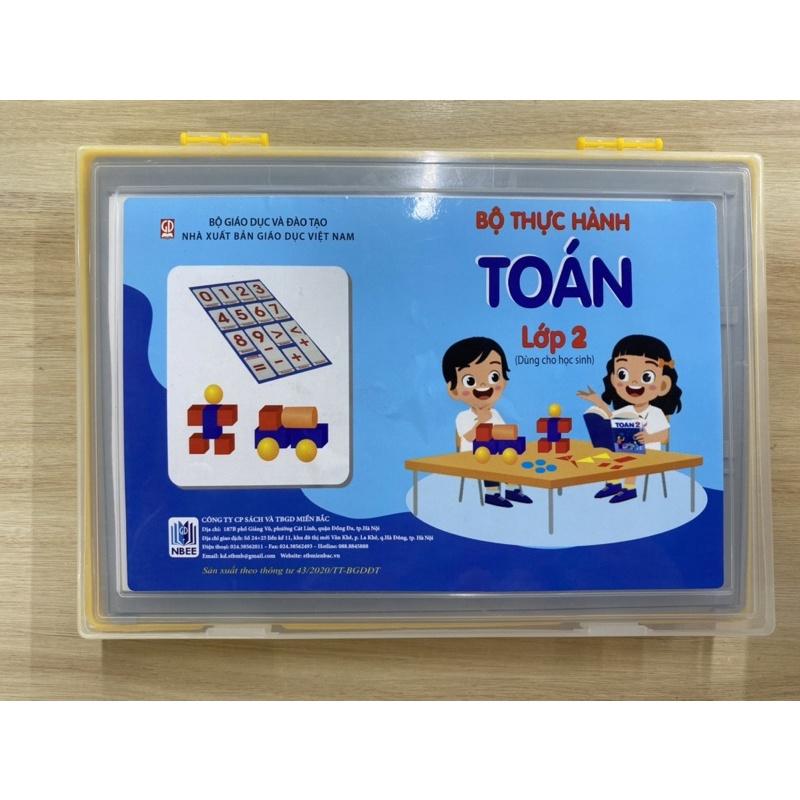 Bộ thực hành toán và bộ hình khối lớp 2 - Đồ dùng học tập