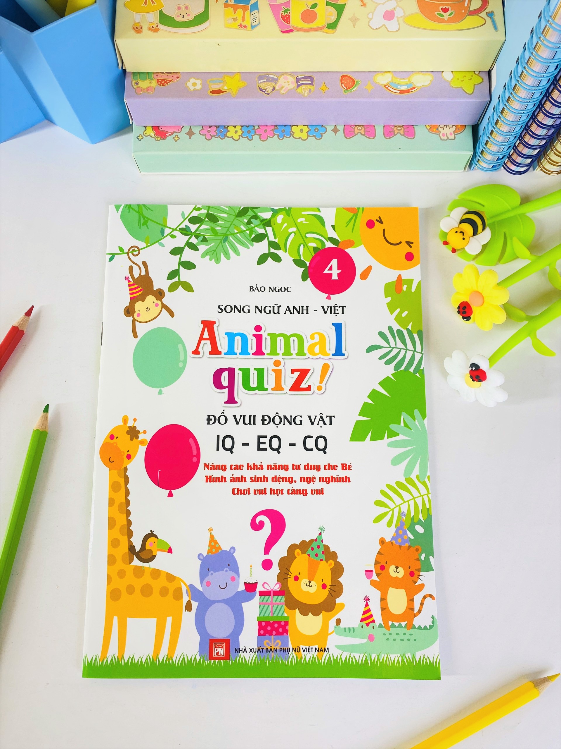 NDB - Animal quiz - đố vui động vật IQ-EQ-CQ ( bộ 4 cuốn )