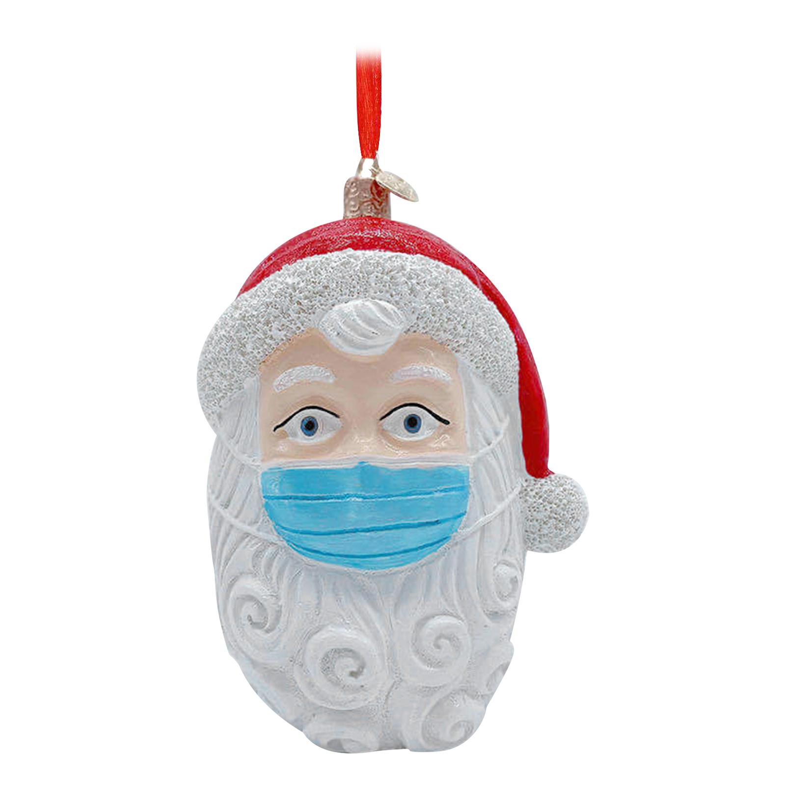 Đồ trang trí treo Giáng sinh, Ông già Noel đeo khẩu trang