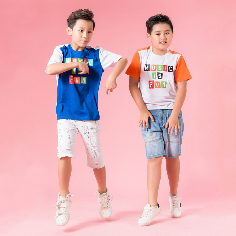 Áo Thun Phối Tay In Music Is Fun Ugether UN12 - Trắng