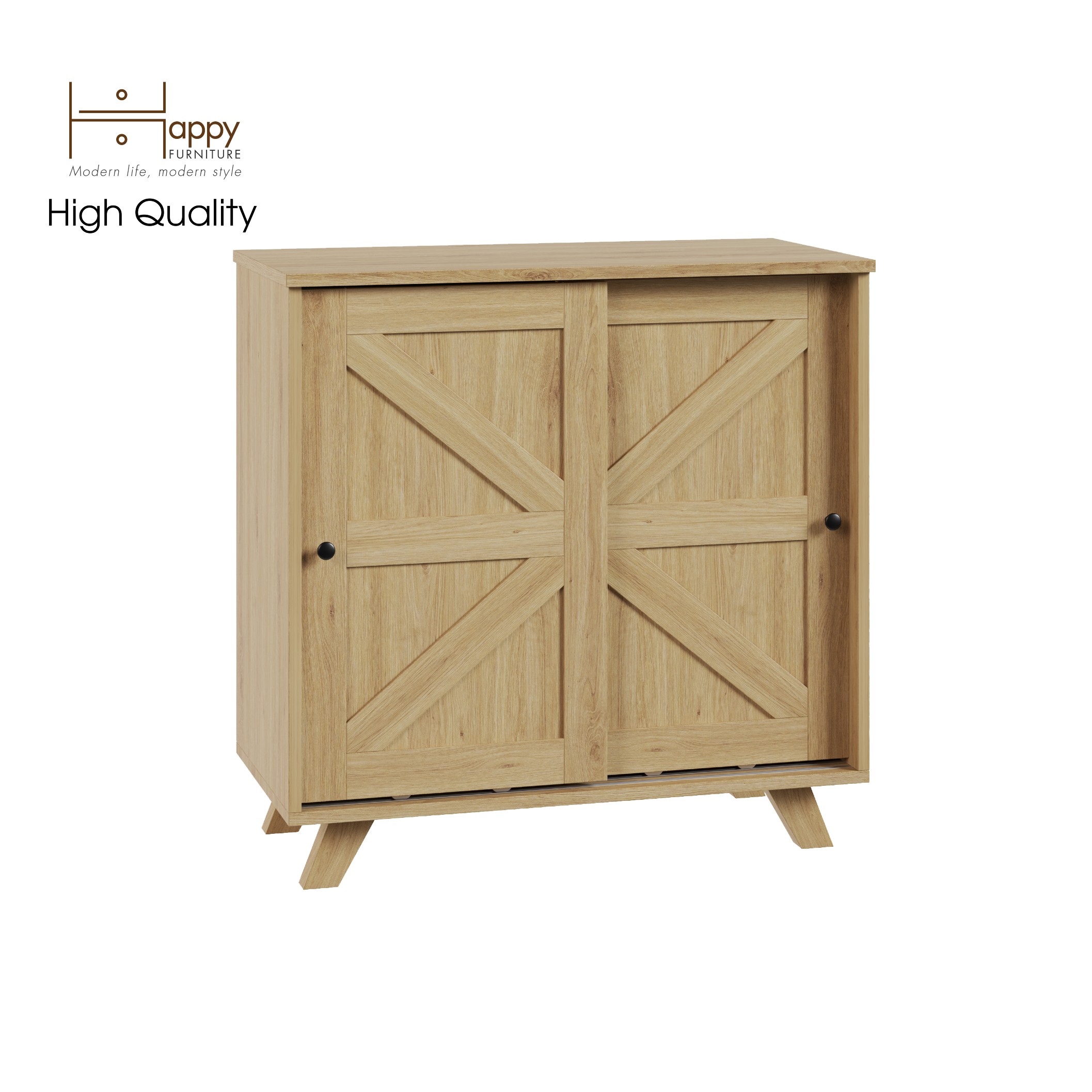 [Happy Home Furniture] RUNI, Tủ đựng đồ - 2 cánh cửa lùa,  81cm x 40cm x 81cm ( DxRxC), TCL_003