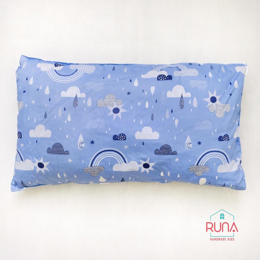 Gối nằm cho bé chất liệu Cotton Hàn 100% kích thước 30x50cm thoáng mát an toàn cho làn da của bé