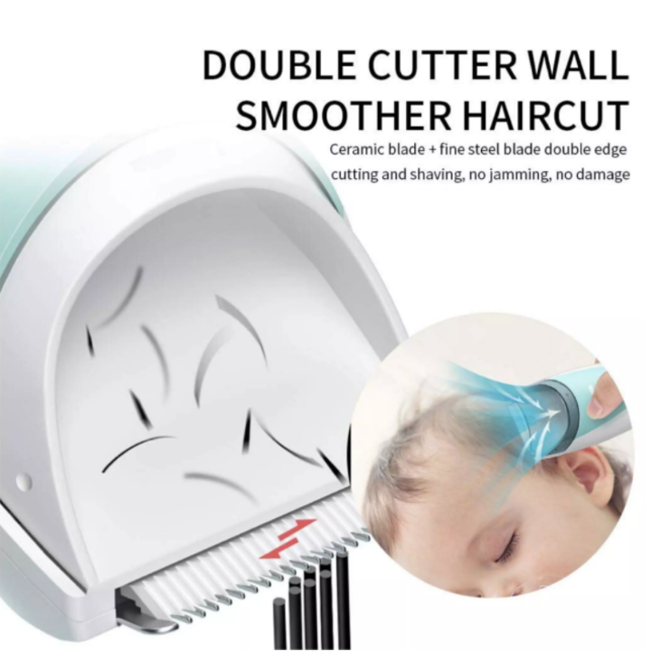 Tông đơ cắt tóc cho bé nhãn hiệu Super Mama S-3689 Công suất: 5W Lưỡi ceraramic - HÀNG CHÍNH HÃNG