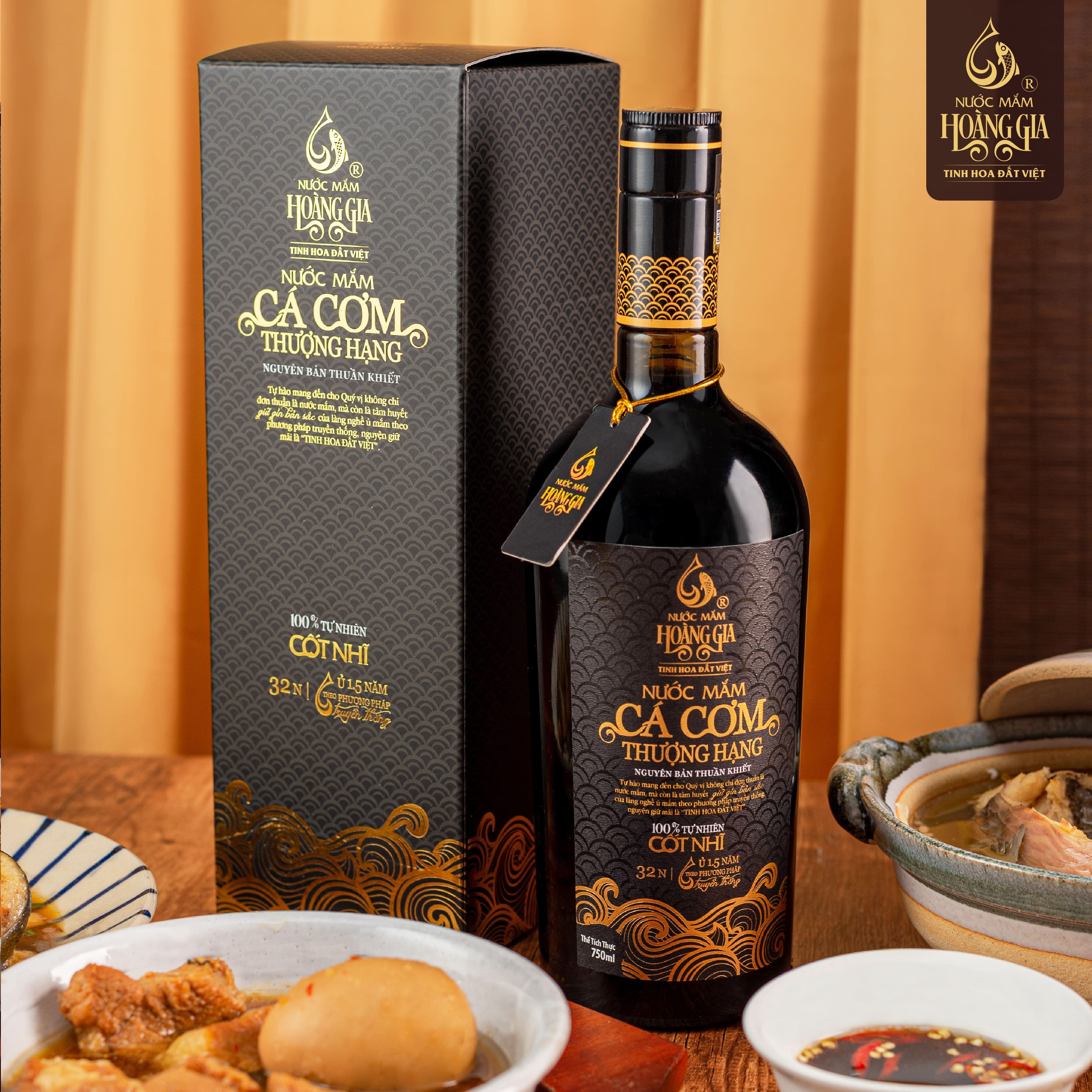 [MUA 2 TẶNG 1] MUA 2 Nước Mắm Hoàng Gia 750ml (Hộp giấy) TẶNG 1 Nước Mắm Hoàng Gia 500ml (Hộp giấy)