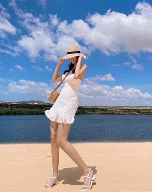 ẢNH THẬT- VIDEO THẬT- Mã M2 đầm trăng chằn 4 thun sau bèo 2 lớp
