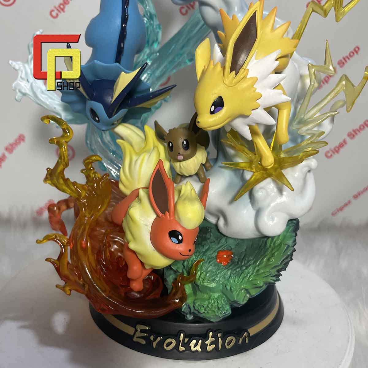 Mô hình Eevee Pokemon tiến hóa - Có Led - Figure Pokemon hệ tiến hóa