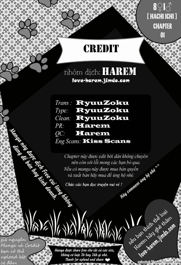 hachi ichi - 8 nàng 1 chàng chapter 0 3