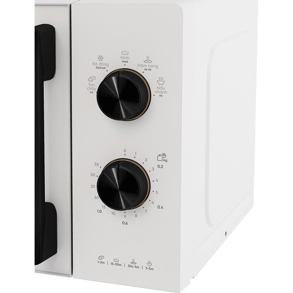 Lò vi sóng Electrolux 20 lít EMM20K22W - Hàng chính hãng