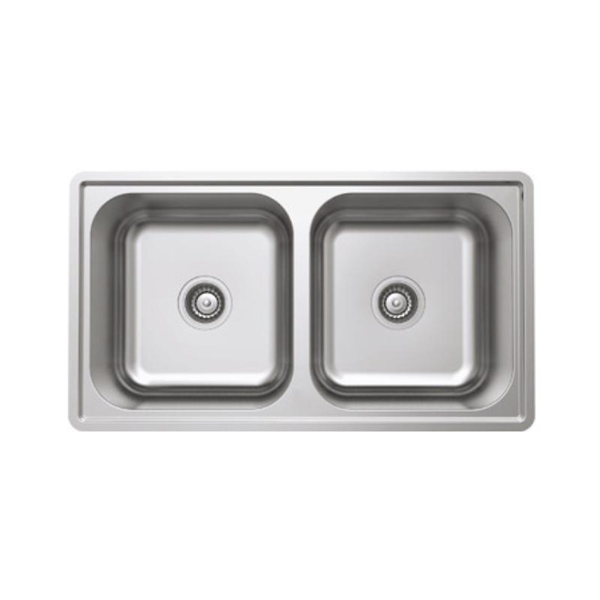 (Hàng Chính Hãng) Chậu Rửa Chén Hafele HS20-SSN2R90M 567.20.493 - Inox 304 - Ngang 86 cm