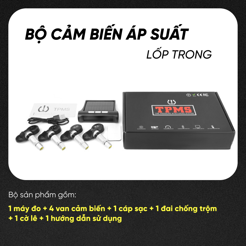 Cảm Biến Áp Suất Lốp Gắn Trong TPMS | Cảm Biến Áp Suất Lốp Gắn Trong Tăng Thẩm Mĩ, Tăng Được Tuổi Thọ Sản Phẩm