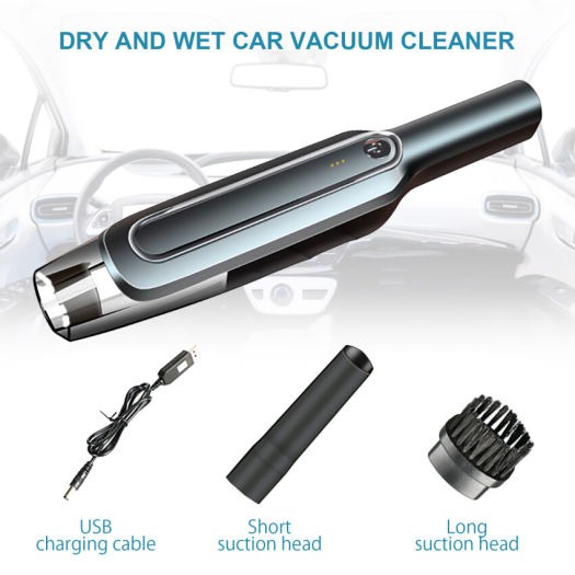 Máy Hút Bụi Pin Sạc Cầm Tay Cực Mạnh Không Dây Cao Cấp Jb-80 Tặng Kèm Túi Đựng
