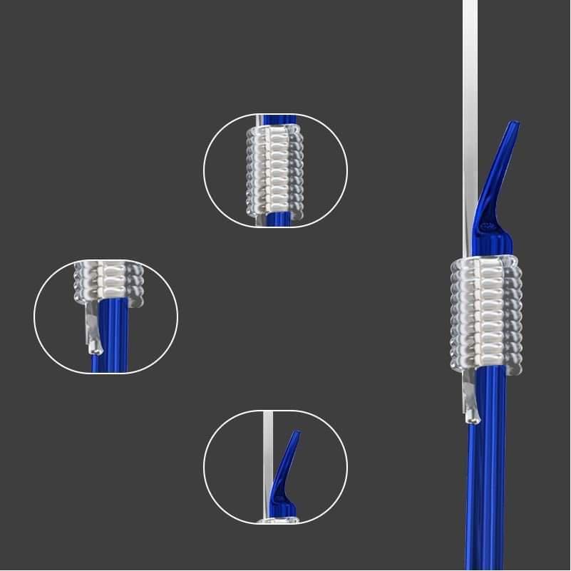 Hộp 10 bộ thẻo buộc sẵn câu đài lưỡi có ngạnh